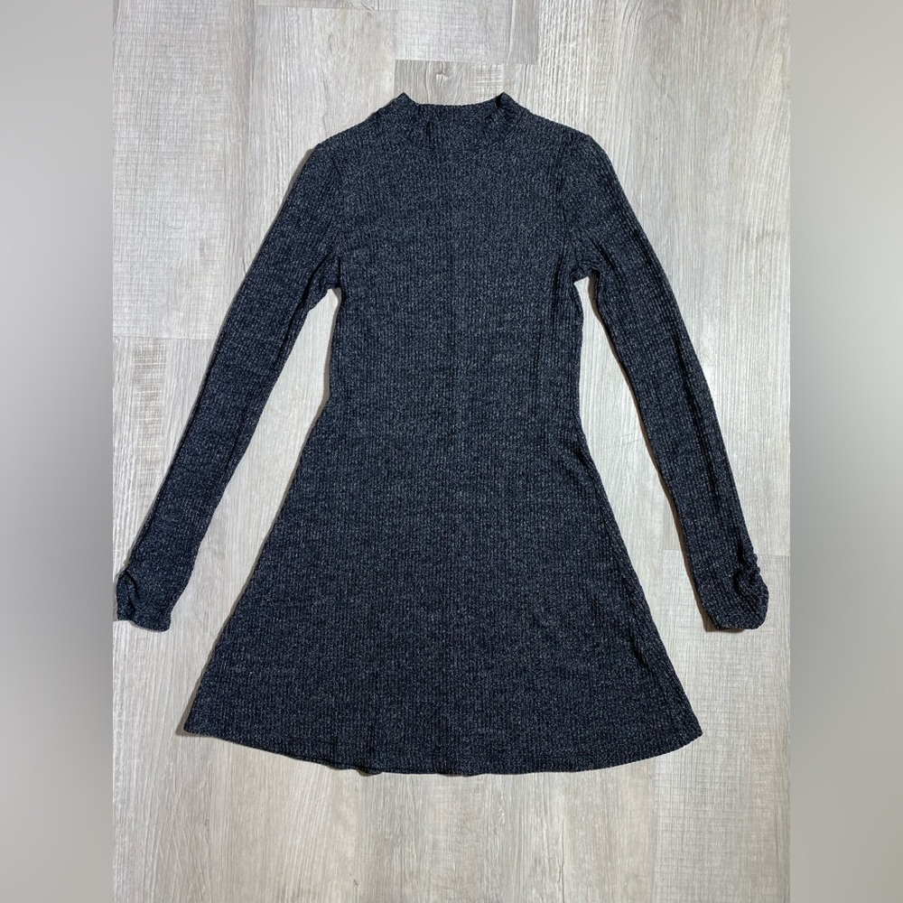 Hollister Grey Sweater Dress—Small